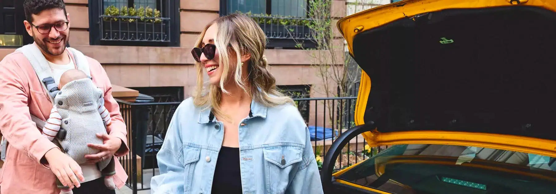 BabyBjorn Baby Carrier - Parents Travelling