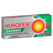NUROFEN - Zavance Ibuprofen 256mg Caplets - 4 SIZES - Nurofen - 1 - Health - ThePharmacy
