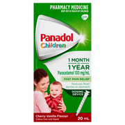 PANADOL - Children 1 Month to 1 Year Cherry Vanilla Flavour 20mL - Panadol - 1 - Health - ThePharmacy