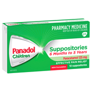PANADOL - Children Suppositories 6 Months to 5 Years 125mg 10 Pack - Panadol - 1 - Health - ThePharmacy