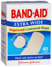Band Aid Extra Wide 40 Strips - Band Aid - 1 - Health - ThePharmacy