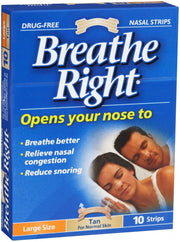 Breathe Right Nasal Strip Clear Large 10 Pack - Breathe Right - 1 - Health - ThePharmacy