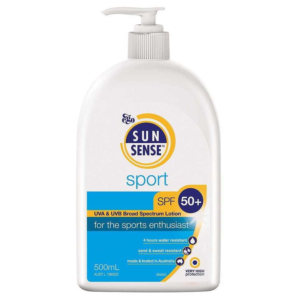 Ego Sunsense Sports Lotion SPF 50+ Pump 500ml - Ego - 1 - Brands - ThePharmacy