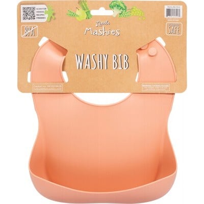 Little Mashies Washy Bib - Blush Pink - Little Mashies - 1 - Baby & Kids - ThePharmacy