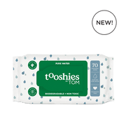 Tooshies by TOM eco Pure WATER Wipes (70pk) - Tooshies by TOM - 1 - Baby & Kids - ThePharmacy