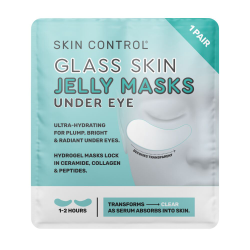 SKIN CONTROL Glass Skin Under Eye Jelly Masks 3 Pairs