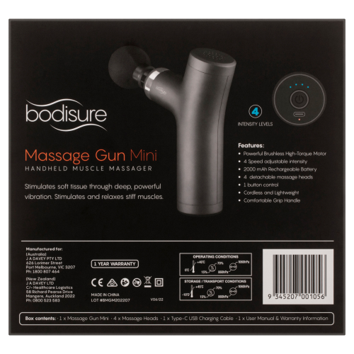BodiSure Massage Gun Mini 1 Each