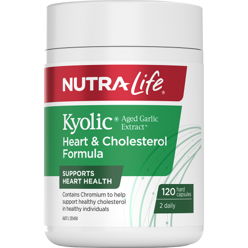 NUTRA-LIFE - Kyolic® Heart & Cholesterol Formula Capsules - 2 SIZES