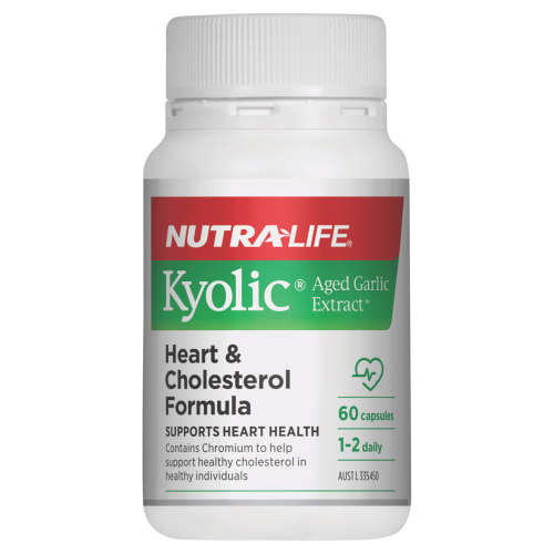 NUTRA-LIFE - Kyolic® Heart & Cholesterol Formula Capsules - 2 SIZES