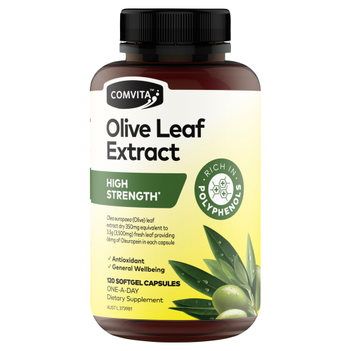COMVITA - Olive Leaf Extract High Strength Softgel Capsules - 2 OPTIONS