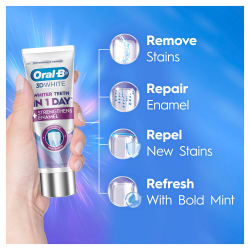 ORAL-B - 3D White Intensive Whitening Toothpaste - 2 FLAVOURS