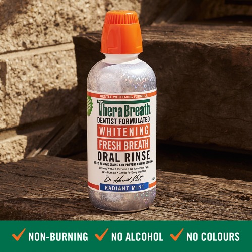THERABREATH Whitening Fresh Breath Mouthwash 473mL