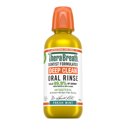 THERABREATH Deep Clean Mouthwash 473mL