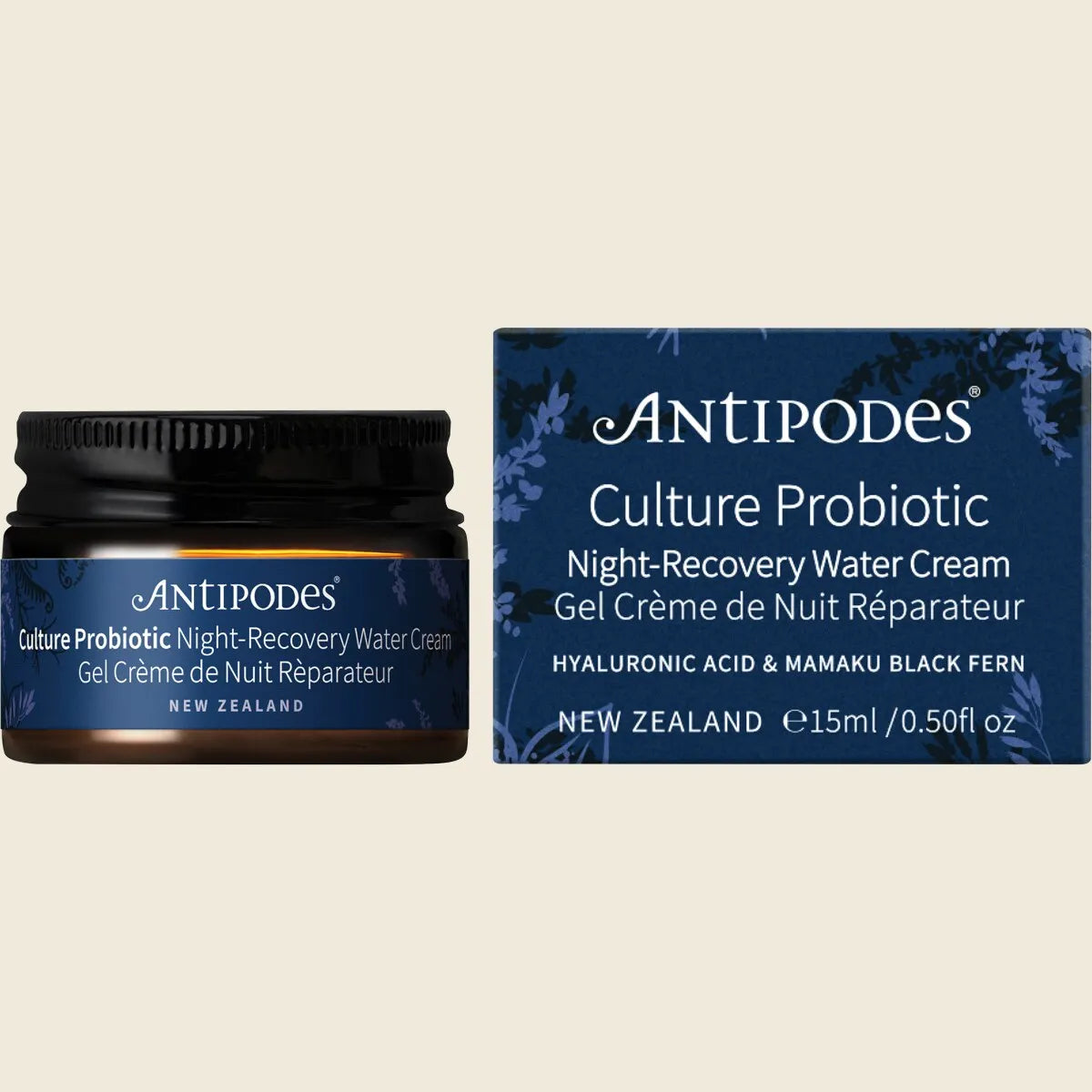 Antipodes Culture Probiotic Night Recovery Water Cream MINI 15ml