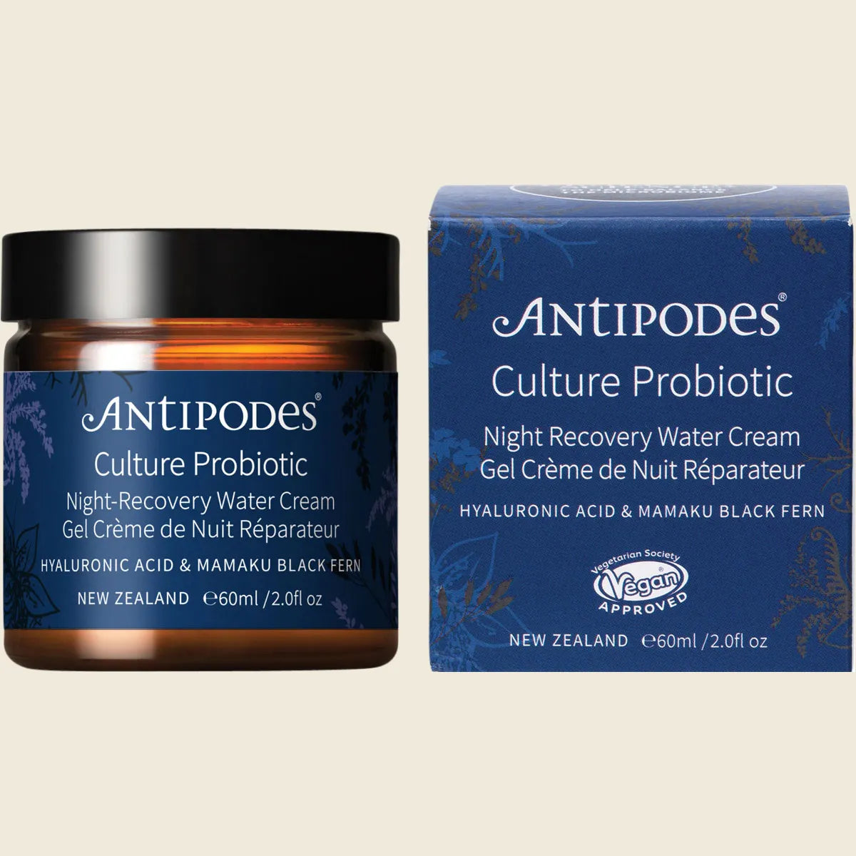 Antipodes Culture Probiotic Night Recovery Water Cream 60ml