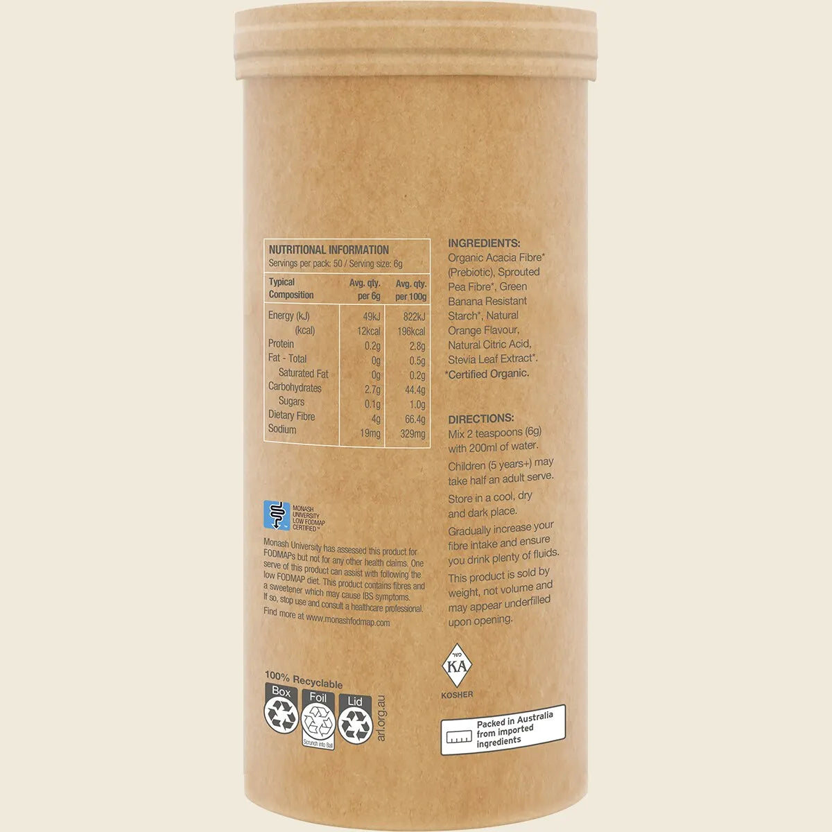 Amazonia Raw Organic Fibre 300g