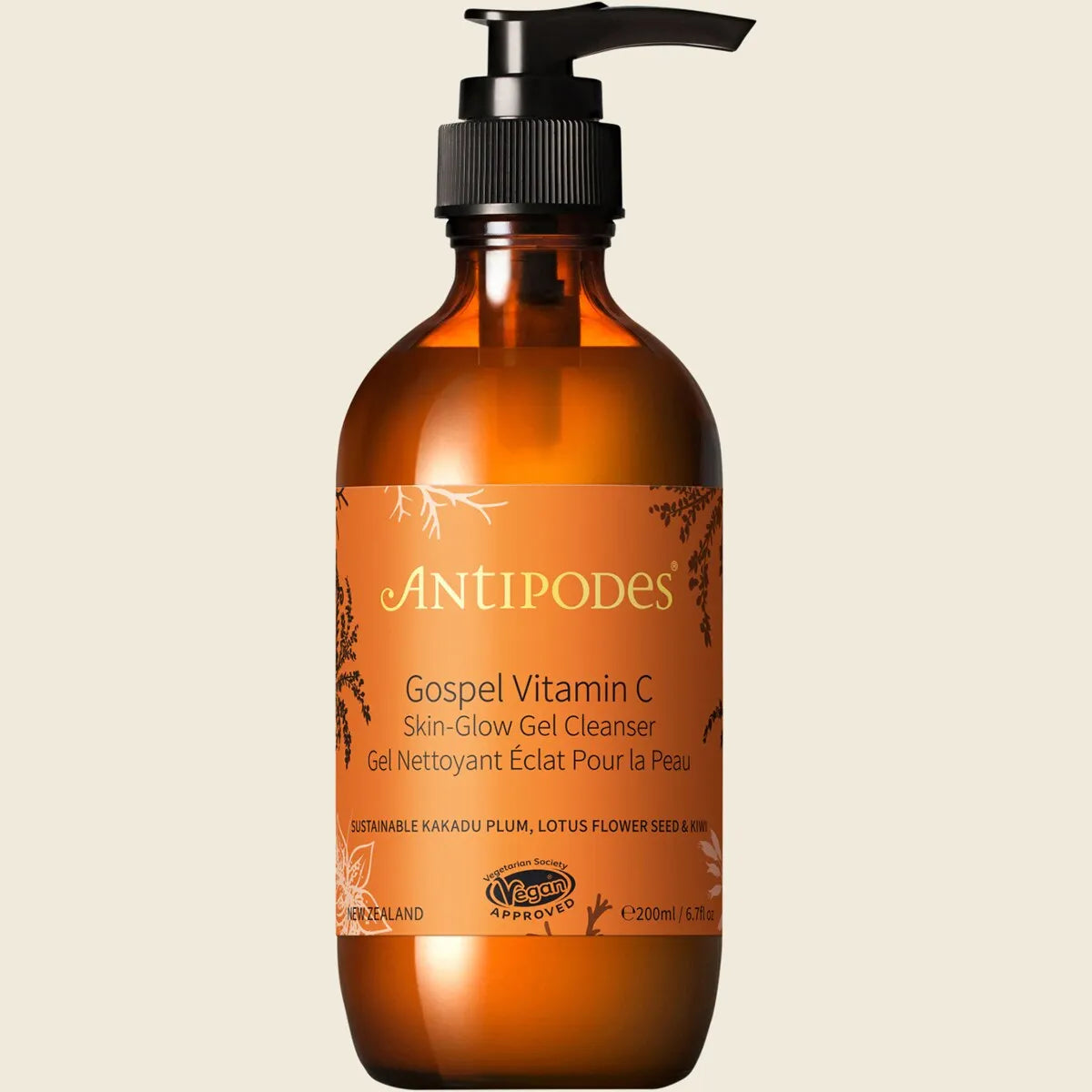 Antipodes Gospel Vitamin C Skin-Glow Gel Cleanser 200ml
