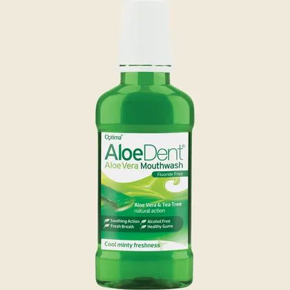 ALOE DENT - Mouthwash Alcohol Free Aloe Vera & Tea Tree 250ml - ALOE DENT - 1 - Health - ThePharmacy