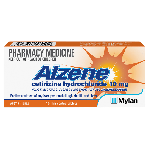 ALZENE - Cetirizine 10mg Tablets - 2 OPTIONS - VIATRIS - 1 - Health - ThePharmacy