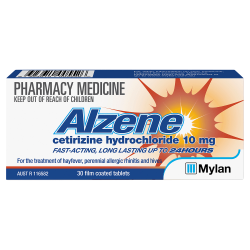 ALZENE - Cetirizine 10mg Tablets - 2 OPTIONS - VIATRIS - 2 - Health - ThePharmacy