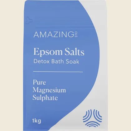 AMAZING OILS - Epsom Salts Detox Bath Soak Pure Magnesium Sulphate - 2 SIZES - AMAZING OILS - 1 - Beauty & Essentials - ThePharmacy