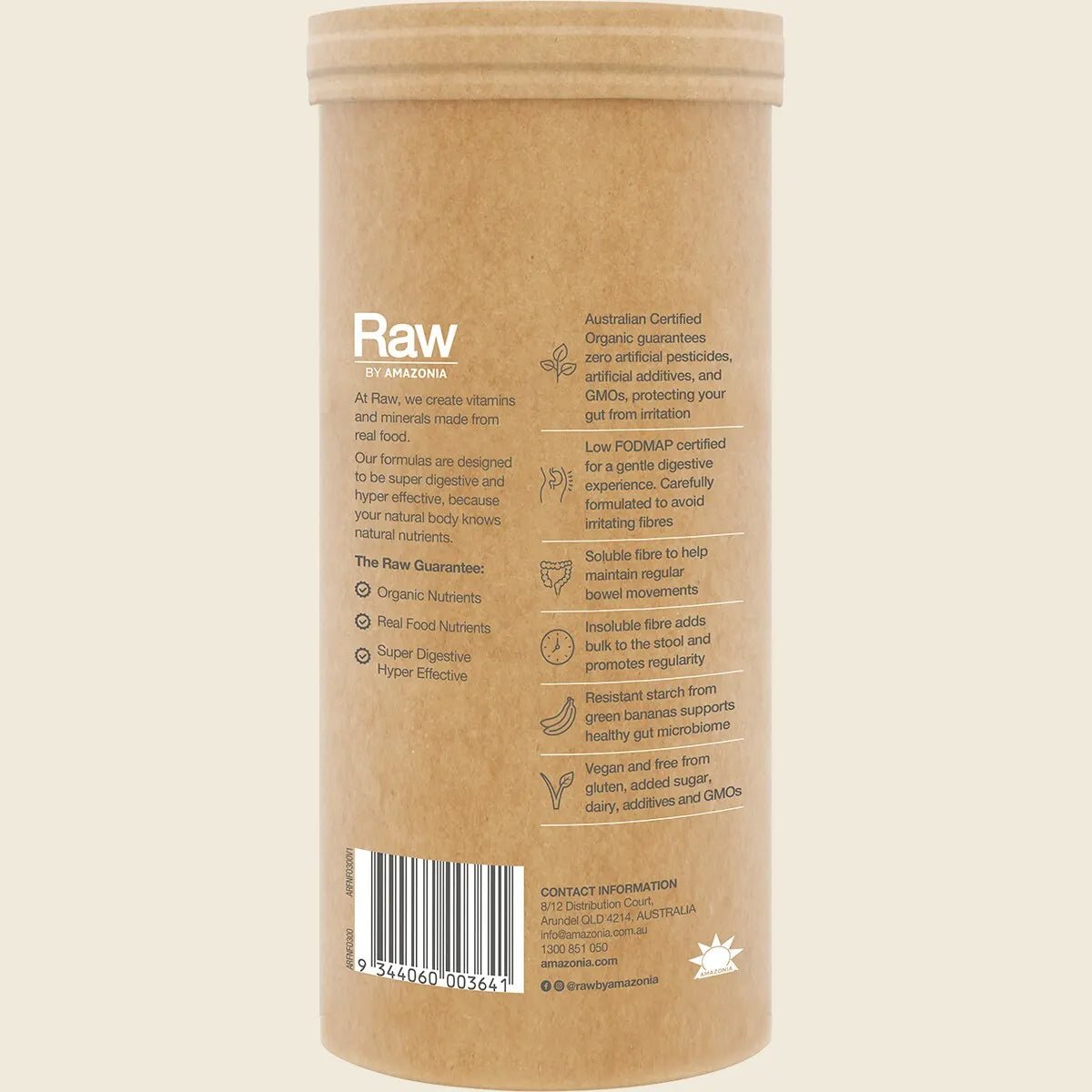 Amazonia Raw Organic Fibre 300g - Amazonia - 4 - Health - ThePharmacy