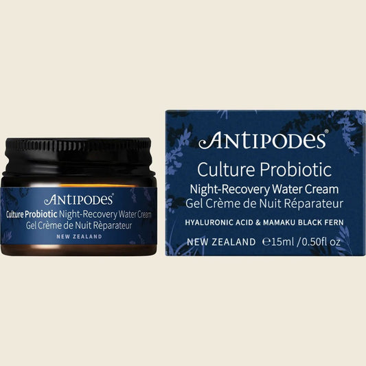 Antipodes Culture Probiotic Night Recovery Water Cream MINI 15ml - Antipodes - 1 - Beauty & Essentials - ThePharmacy