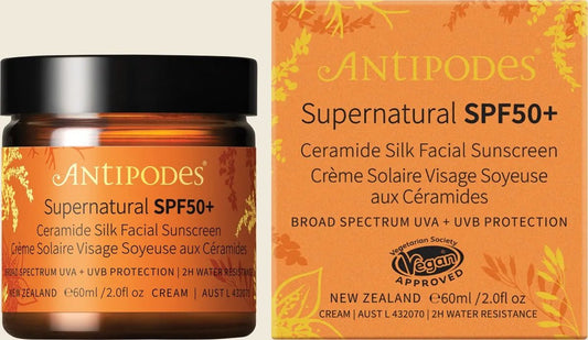 Antipodes Supernatural SPF50+ Ceramide Silk Sunscreen 60ml - Antipodes - 1 - Beauty & Essentials - ThePharmacy