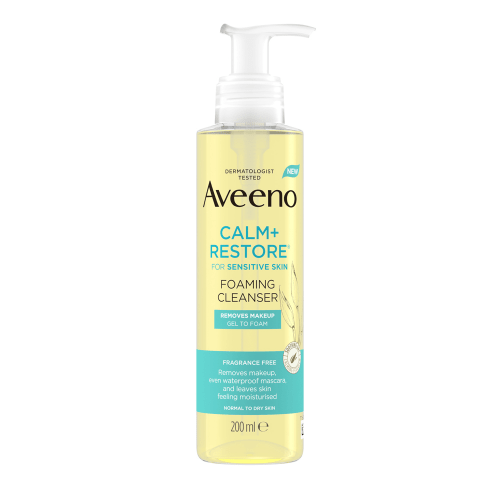 Aveeno Face Calm + Restore Sensitive Skin Foaming Cleanser 200mL - Aveeno - 1 - Beauty & Essentials - ThePharmacy