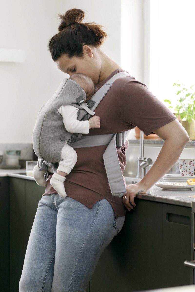 BabyBjorn Baby Carrier Mini - 3D Jersey - Light Grey - BabyBjorn - 6 - Baby & Kids - ThePharmacy