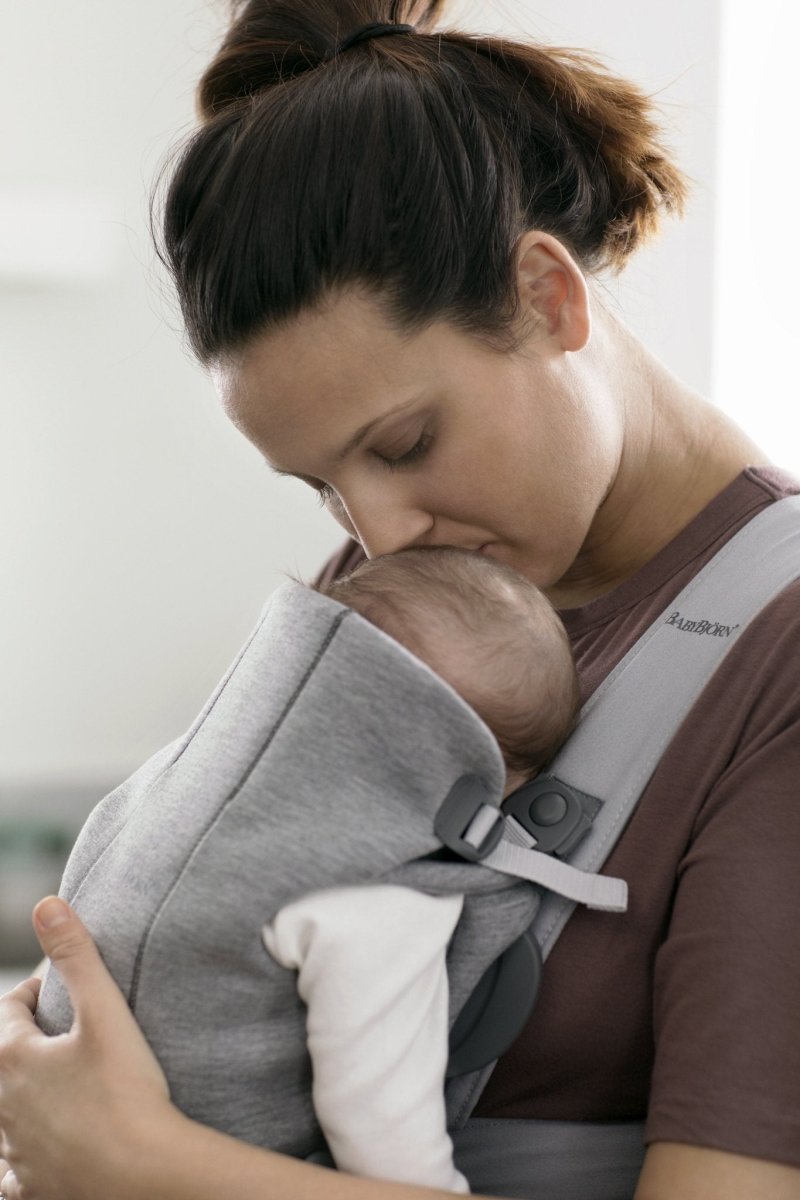 BabyBjorn Baby Carrier Mini - 3D Jersey - Light Grey - BabyBjorn - 5 - Baby & Kids - ThePharmacy