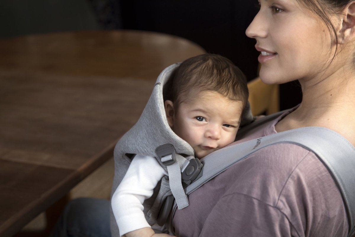 BabyBjorn Baby Carrier Mini - 3D Jersey - Light Grey - BabyBjorn - 2 - Baby & Kids - ThePharmacy