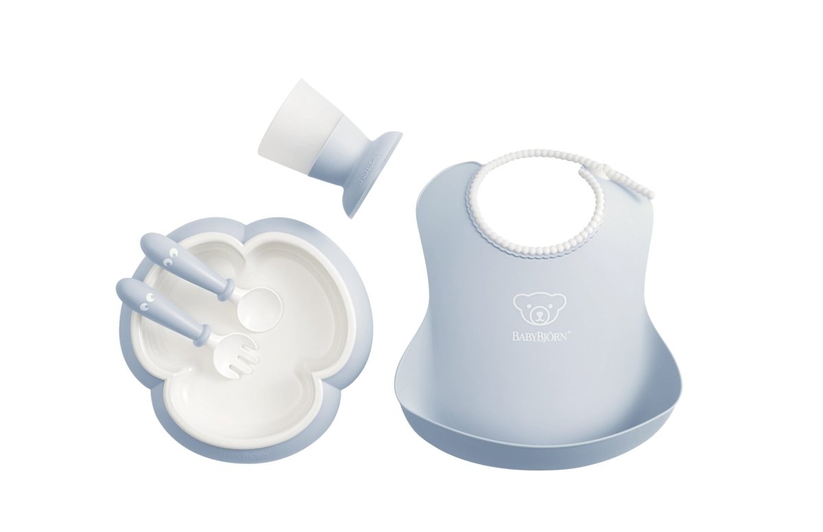 BabyBjorn Baby Dinner Set - Powder Blue - BabyBjorn - 1 - Baby & Kids - ThePharmacy