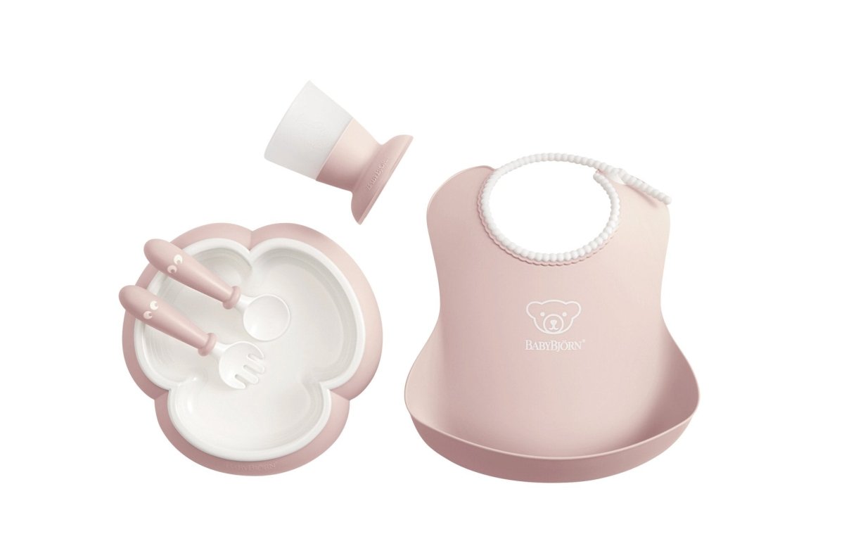 BabyBjorn Baby Dinner Set - Powder Pink - BabyBjorn - 1 - Baby & Kids - ThePharmacy