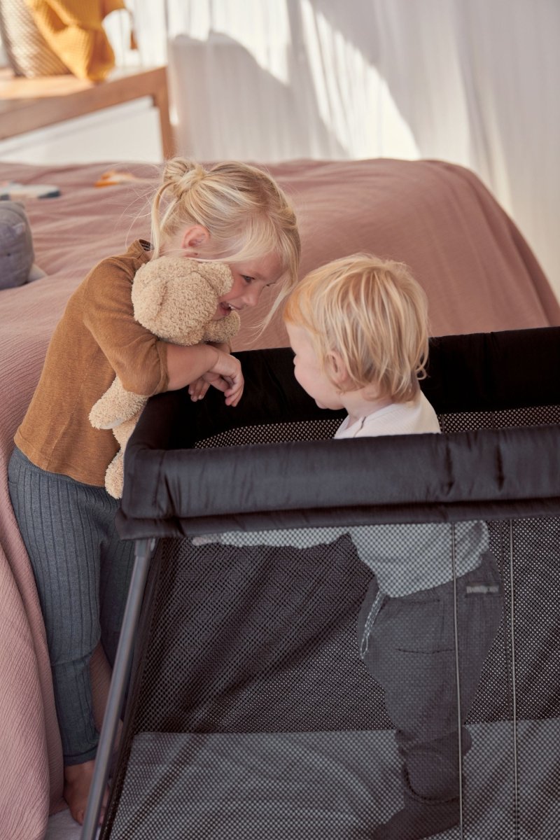 BabyBjorn Travel Cot Light - Black Mesh - BabyBjorn - 12 - Baby & Kids - ThePharmacy