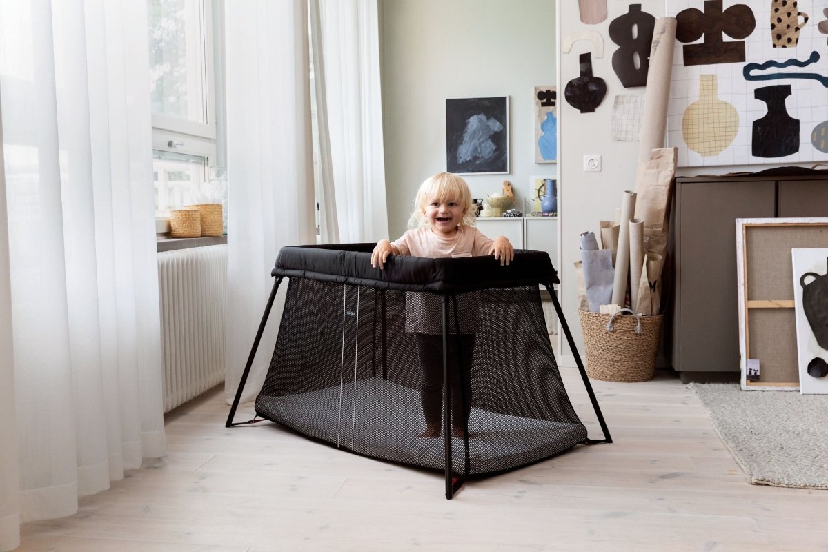 BabyBjorn Travel Cot Light - Black Mesh - BabyBjorn - 15 - Baby & Kids - ThePharmacy