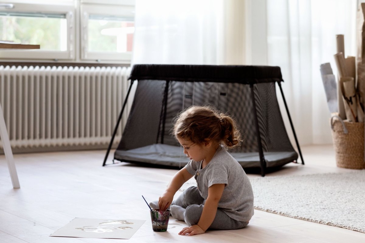 BabyBjorn Travel Cot Light - Black Mesh - BabyBjorn - 16 - Baby & Kids - ThePharmacy