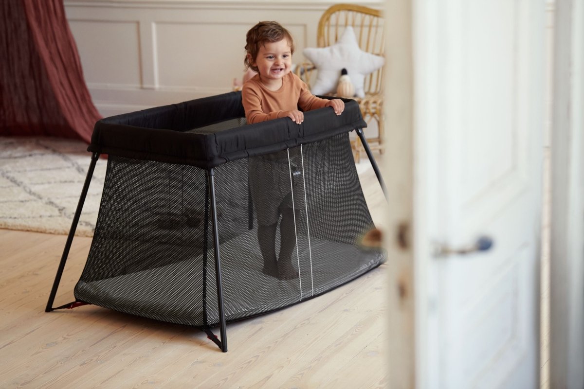 BabyBjorn Travel Cot Light - Black Mesh - BabyBjorn - 5 - Baby & Kids - ThePharmacy