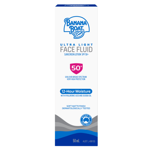 Banana Boat Ultra Light Face Fluid Sunscreen Lotion SPF50+ 50mL - ThePharmacy - 1 - ThePharmacy