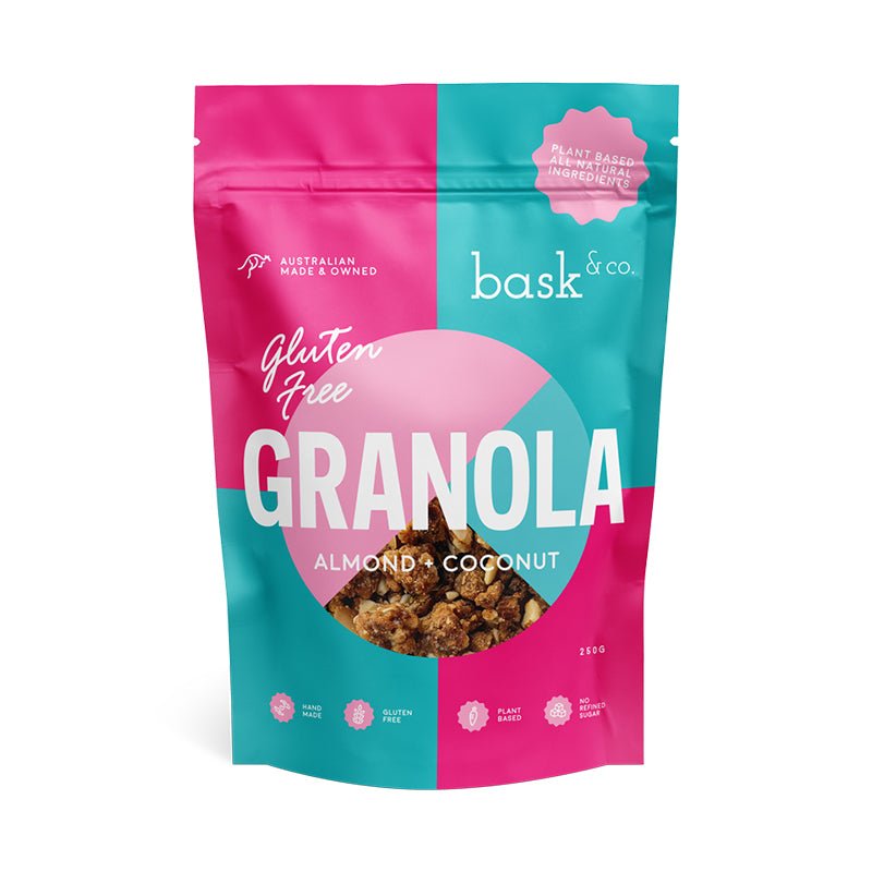 BASK & CO. - Gluten Free Granola Clusters 250g x6 - 3 OPTIONS - BASK & CO. - 2 - Health - ThePharmacy