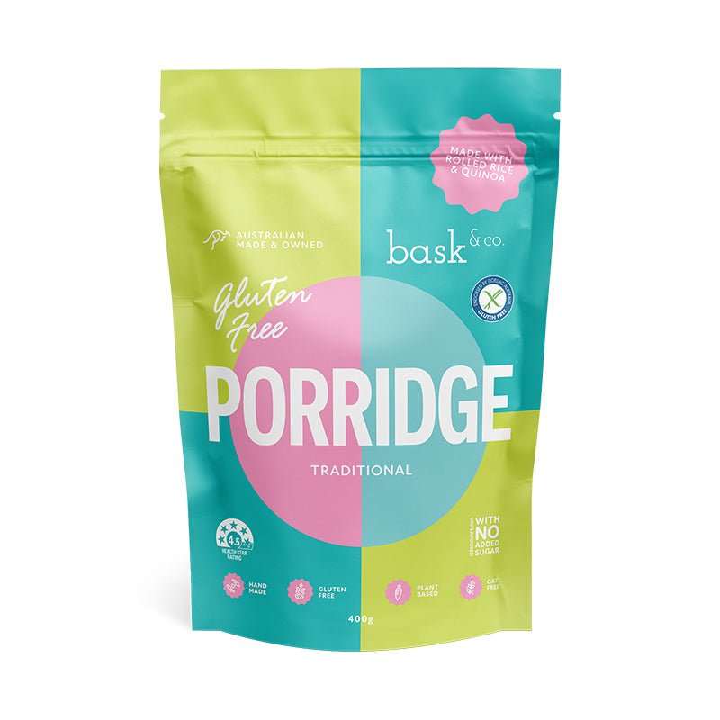 BASK & CO. - Gluten Free Porridge 6 x 400g - 2 OPTIONS - BASK & CO. - 1 - Health - ThePharmacy