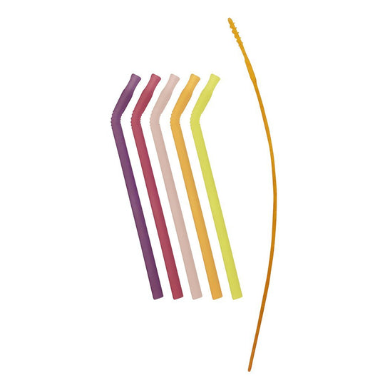 b.box 5pc Silicone Straw Set - Very Berry - B.Box - 1 - Baby & Kids - ThePharmacy