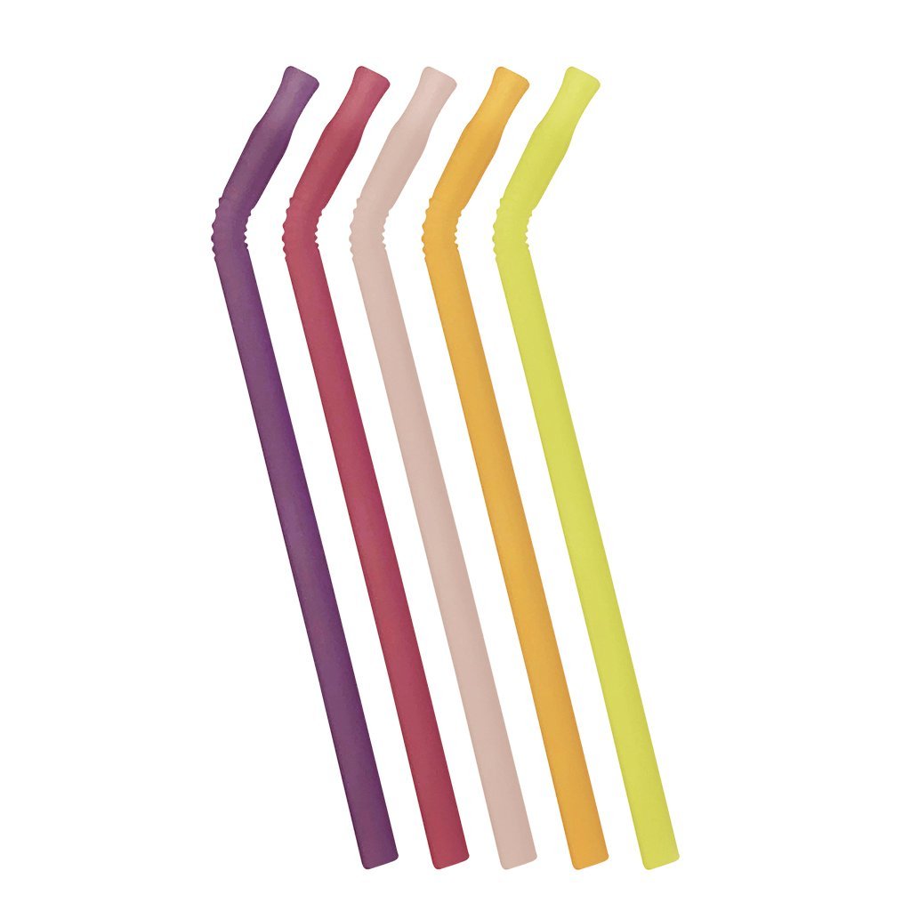 b.box 5pc Silicone Straw Set - Very Berry - B.Box - 3 - Baby & Kids - ThePharmacy