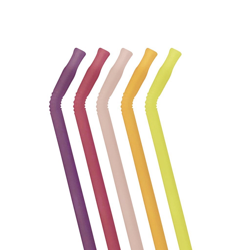 b.box 5pc Silicone Straw Set - Very Berry - B.Box - 2 - Baby & Kids - ThePharmacy