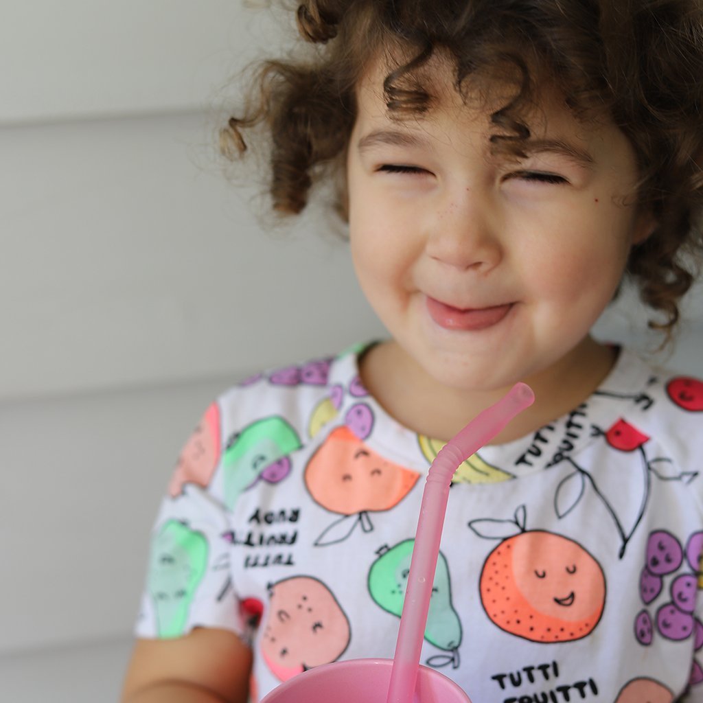 b.box 5pc Silicone Straw Set - Very Berry - B.Box - 8 - Baby & Kids - ThePharmacy