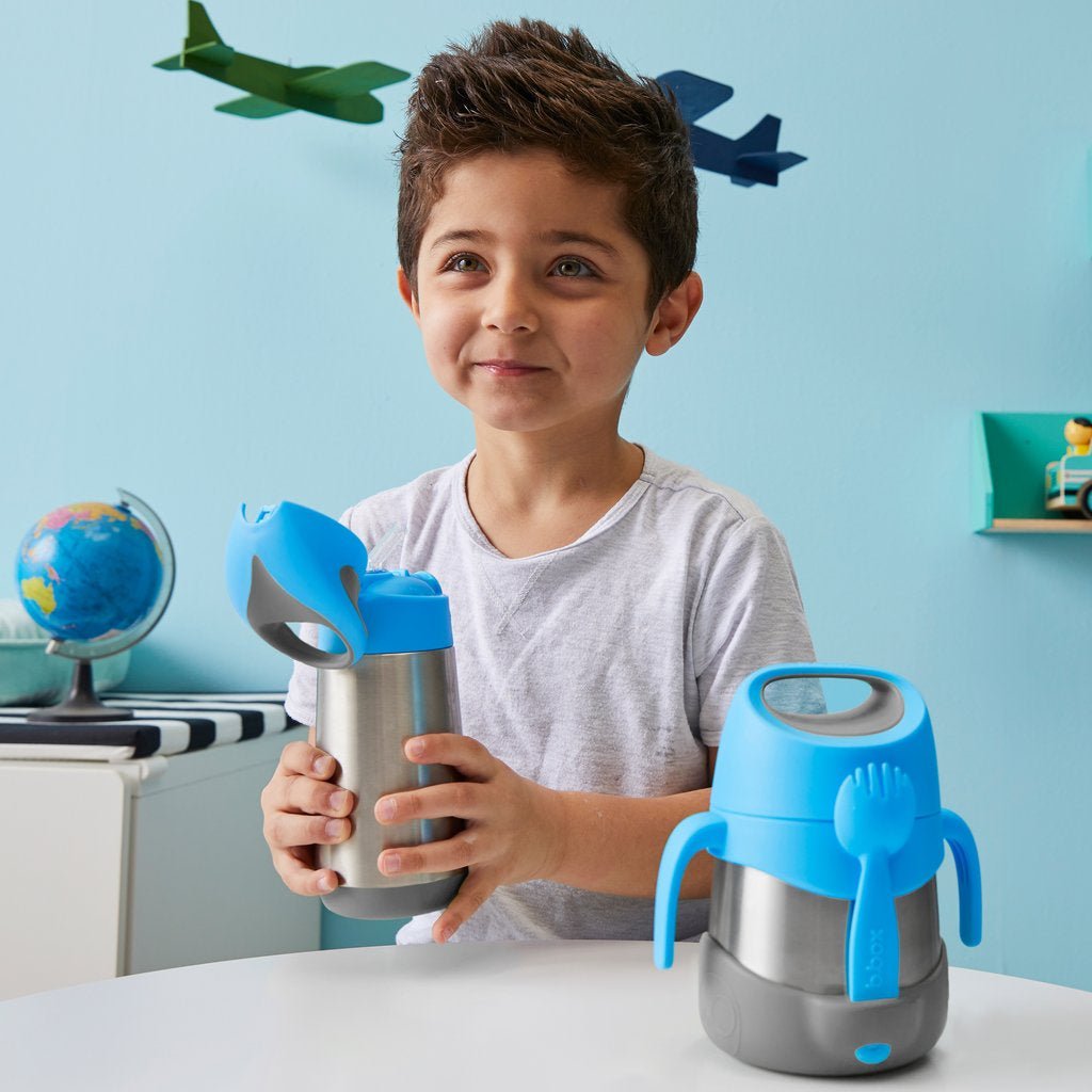 b.box Insulated Food Jar - Blue Slate - B.Box - 11 - Baby & Kids - ThePharmacy