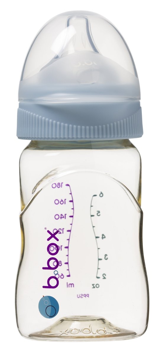b.box PPSU Baby Bottle 180mL - Lullaby Blue - B.Box - 1 - Baby & Kids - ThePharmacy
