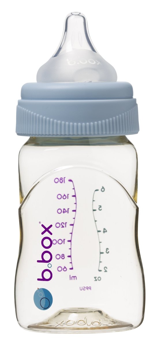 b.box PPSU Baby Bottle 180mL - Lullaby Blue - B.Box - 6 - Baby & Kids - ThePharmacy