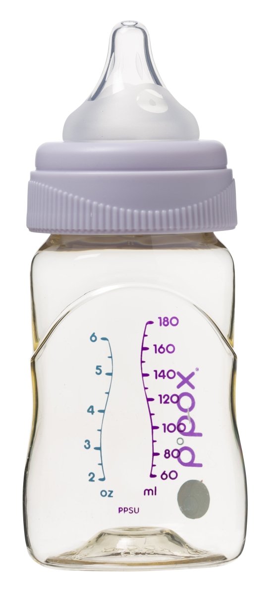 b.box PPSU Baby Bottle 180mL - Peony - B.Box - 6 - Baby & Kids - ThePharmacy