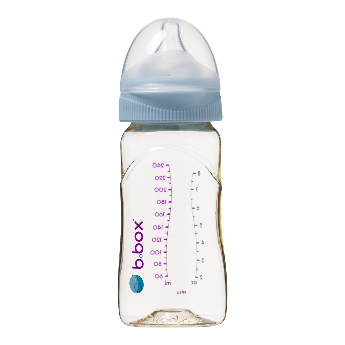 b.box PPSU Baby Bottle 240mL - Lullaby Blue - B.Box - 1 - Baby & Kids - ThePharmacy